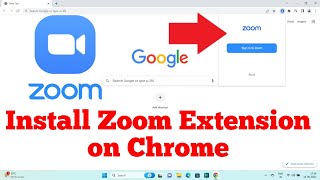 How to install Zoom extension on Google Chrome bro