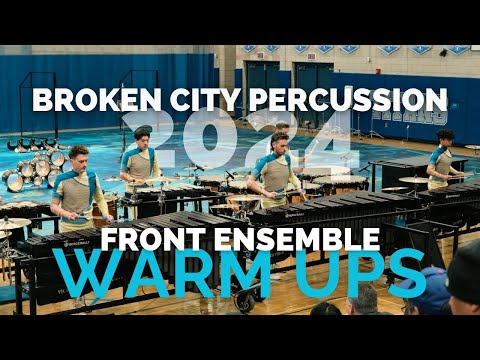 Broken City Percussion 2024 - Front Ensemble Warm Ups