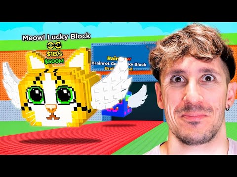 Steal a Brainrot pero Solo con LUCKY BLOCKS...