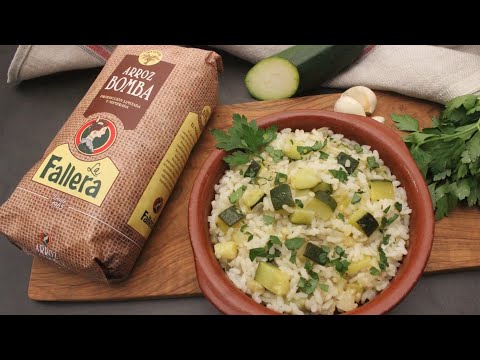 Arroz con calabacín