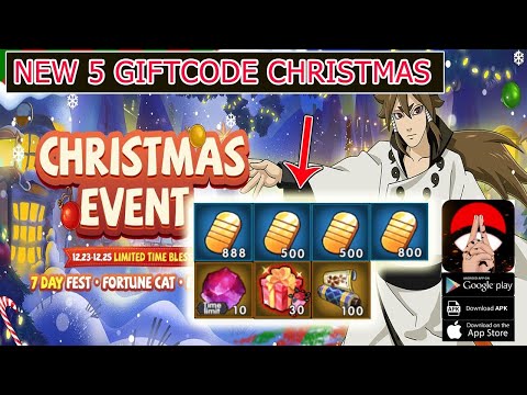 Ultimate Wars Awaken & New 5 Giftcodes Christmas - Naruto RPG Game