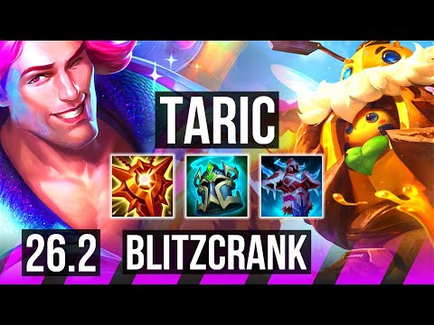 TARIC & Seraphine vs BLITZCRANK & Kai'Sa (SUP) | Aftershock, 13K damage | EUW Master | 26.2