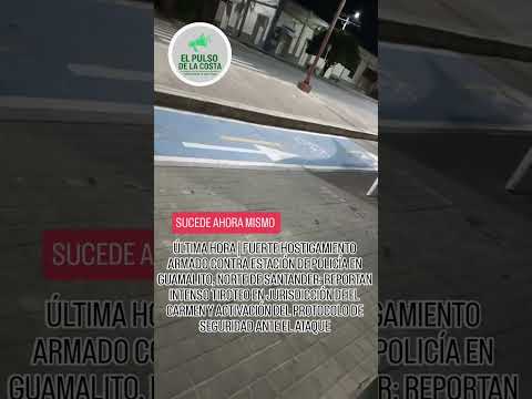 HOSTIGAMIENTO ARMADO CONTRA ESTACIÓN DE POLICÍA EN GUAMALITO, EL CARMEN, NORTE DE SANTANDER