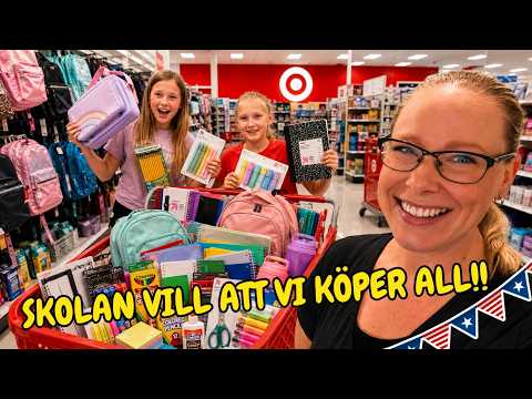 Back to School shopping i USA – SKOLAN KRÄVER ATT VI KÖPER ALLT! 📚✏️🇺🇸