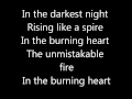 Burning heart Survivor lyrics