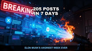 Elon Musk's 205 Posts: His Angriest Week on X (May 30-June 6)