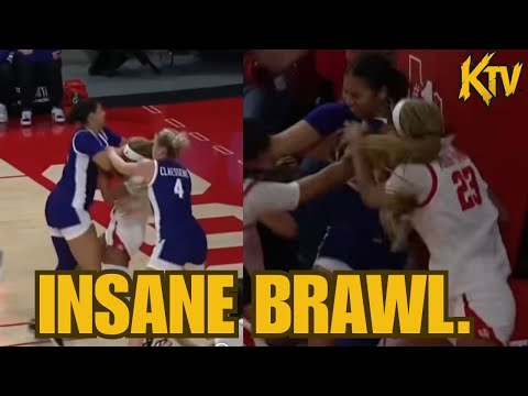 INSANE FIGHT breaks out 4 PLAYERS EJECTED PUNCHES THROWN