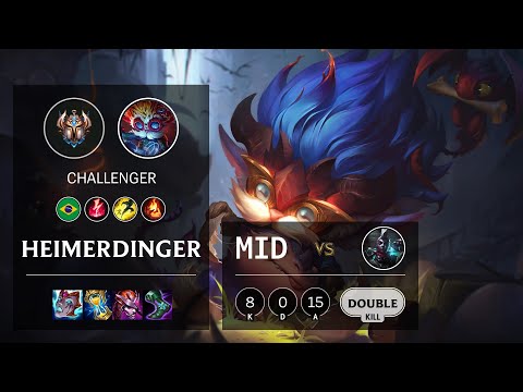 Heimerdinger Mid vs Ekko - BR Challenger Patch 11.3