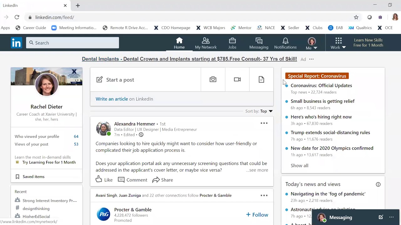 LinkedIn Profile & Tools - YouTube