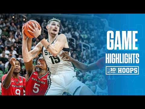 Rutgers at Michigan State | HIGHLIGHTS | Big Ten Men's Basketball | 03/05/2026