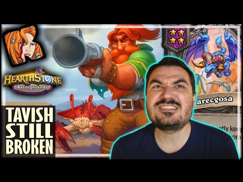 YUP, TAVISH STILL BROKEN! - Hearthstone Battlegrounds