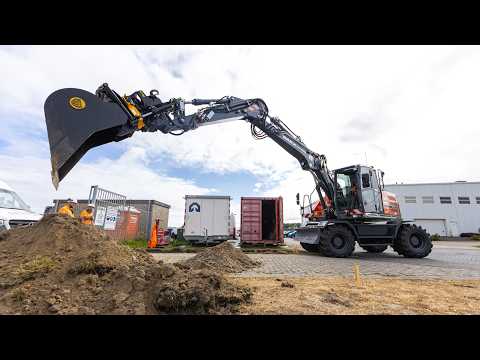 Atlas 185W mobiele graafmachine voor Bakx Roosendaal