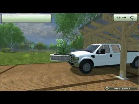 Mod for Farming Simulator 2013 2010 Ford F-350 REVIEW