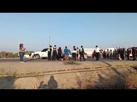 DOS FALLECIDOS EN ACCIDENTE DE TRÁNSITO EN LA CARRETERA PIURA - SULLANA, EN VEINTISÉIS DE OCTUBRE.