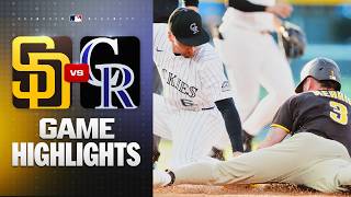 Padres vs. Rockies Game Highlights (4/22/26) | MLB Highlights