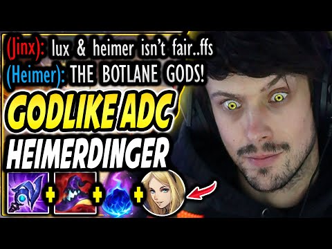 Why you should play Heimerdinger ADC in Season 11? HEIMER AND LUX GIGA COMBO!  - League of Legends