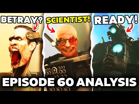 SKIBIDI TOILET UPRISING, TV MAN POWERS!? - Episode 60 ALL SECRETS & Easter Egg Analysis Theory