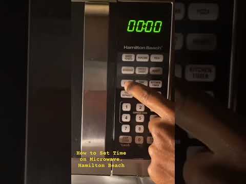 #setmicrowavetime #hamiltonbeach #microwave #clock #microwaveclock