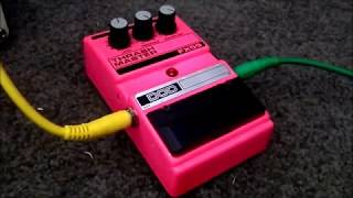 Video thumbnail for Glitchy low battery sound! Power starved DOD FX59 Thrash Master fuzz by Gearfacts