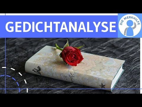 Writing poem analysis & poem interpretation simply explained - structure, content, instructions