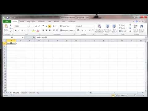 Excel 2010 VBA Tutorial 95   Open an Existing Workbook