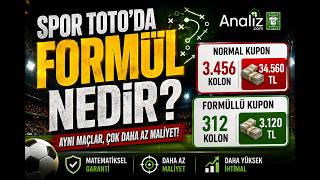 Formül Sistemi Nedir ve Nasıl Kullanılır? (Az Parayla Çok İhtimal)