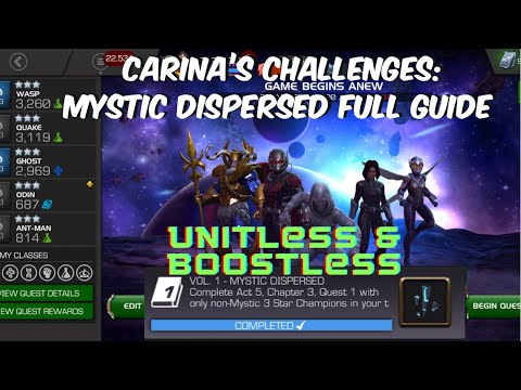 Carina’s Challenges: Mystic Dispersed Guide | Best 3 Star Team | Marvel Contest of Champions