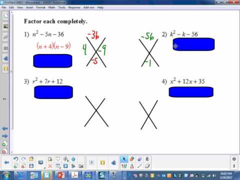Trinomial In Standard Form