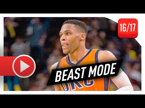 Russell Westbrook Triple-Double Highlights vs Pelicans (2017.02.26) - 41 Pts, 11 Reb, 11 Ast, MVP!