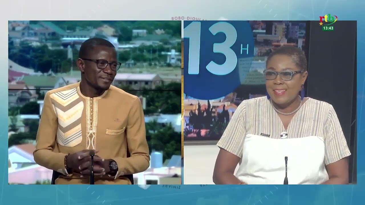 L’actrice comédienne burkinabè, Delphine Ouattara alias Mamouta, invité du JT de 13H