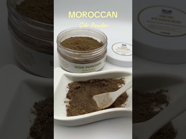 Vídeo relacionado con SIDR (JUJUBE) POWDER 100 gr - Polvo vegetal limpiador natural | Adecuado para todo tipo de cabello, incluyendo cabello fino, débil y dañado | 100% natural (100 gr)