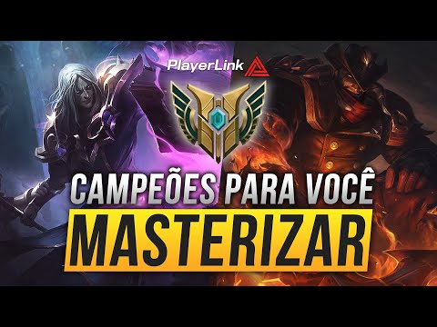 OS 5 MELHORES CAMPEÕES PARA MASTERIZAR ATUALMENTE - LEAGUE OF LEGENDS