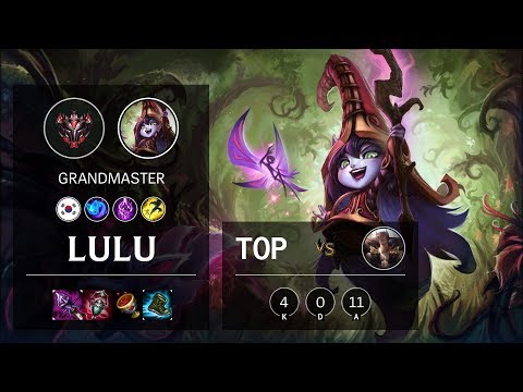 Lulu Top vs Sett - KR Grandmaster Patch 10.4