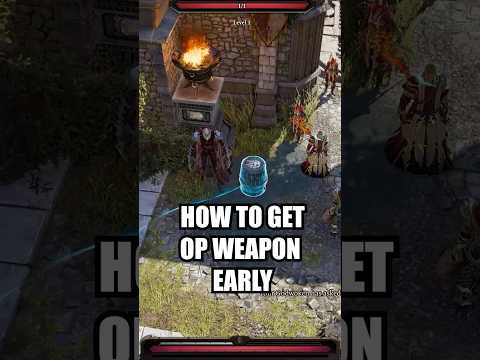 How to Get an OP Weapon Early Game! - Divinity Original Sin 2 #divinityoriginalsin #shorts