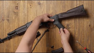 Video: Hogue AK-47/AK-74 Gummi Vapengrepp FDE