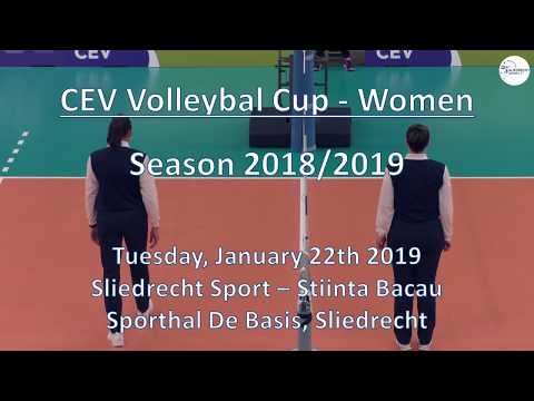 190122 Sliedrecht Sport Dames 1 - Stiinta Bacau (ROM)