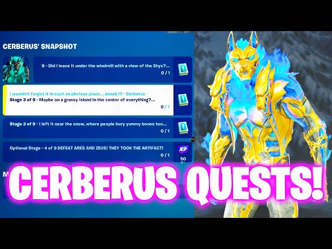 How To Complete Cerberus Snapshot Quests in Fortnite - All Snapshot Quest & Challenges Fortnite