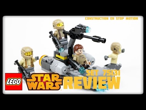 Vidéo LEGO Star Wars 75131 : Pack de combat de la Résistance