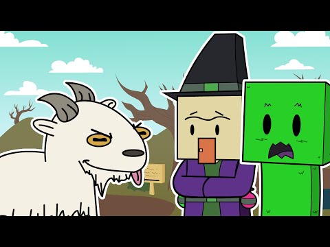 Gassy Creeper & Herobrine's LAIR | Mob Squad (Minecraft Animation)