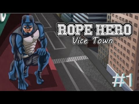 rope Hero vice town part 1. Big clash.