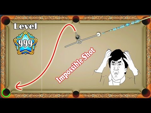 8 Ball Pool Level 999 Shot - Impossible Kiss Shot!!