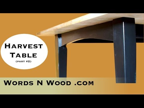 I'm building a Harvest table -- part 2  (WnW #14)