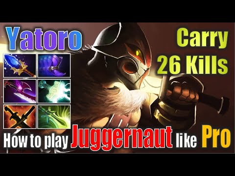 Yatoro's Omnislash Frenzy! Juggernaut Dominates (26 Kills!)