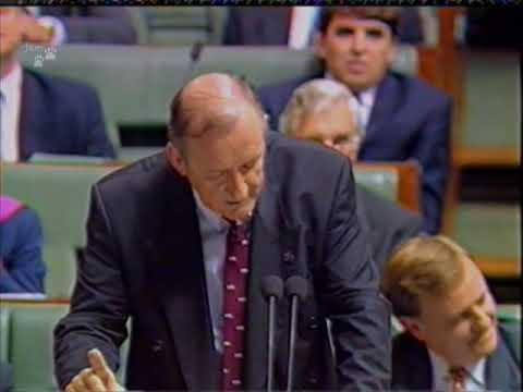 Fischer to Keating: will the PM apologise to Sir John Kerr's family? (1995)