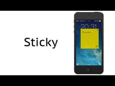 ios 7 sticky