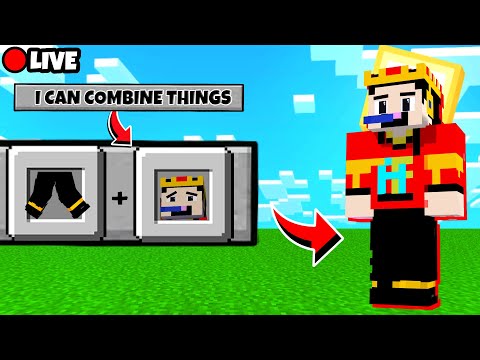 UNBELIEVABLE: Combine Anything in MINECRAFT LIVE!