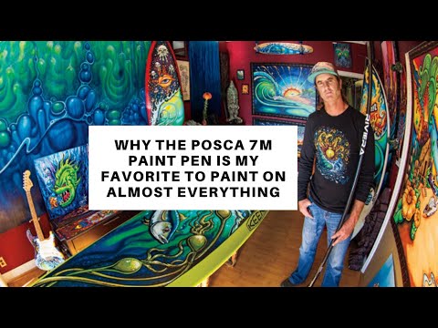 7M Bullet Tip Posca Paint Pen: Drew Brophy's Favorite for painting almost everything