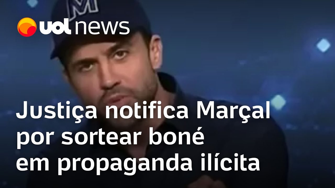 Pablo Marçal é notificado pela Justiça por sortear boné a seguidores em propaganda ilícita