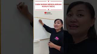 Download lagu Cara mengajarkan huruf f kecil #shots #short mp3