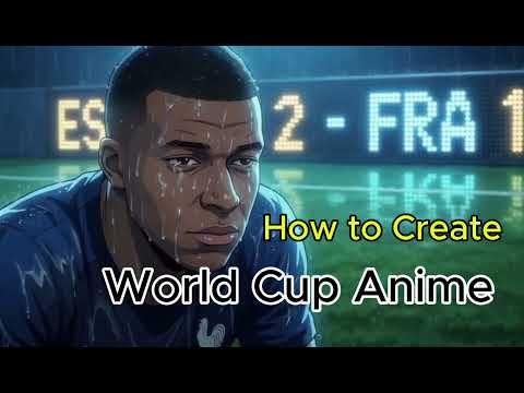 How to Create World Cup Anime | Beginner's Tutorial
